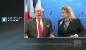 Zapping TV : Jean-Marie Le Pen vous souhaite un Joyeux Noël