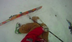 Sauvetage d'un skieur enseveli dans une avalanche