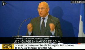 Sapin : "Oui, le chômage recule en France"