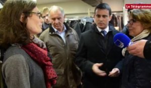 Morlaix. Valls : "Le commerce, c'est la vie !"