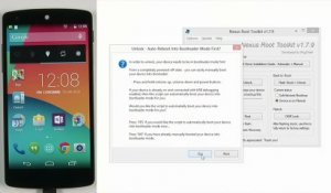 Vidéo Tuto Android : comment rooter un Nexus 5 avec NRT
