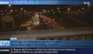 BFMTV Replay: Boulevard périphérique de Paris: l’impact de la vitesse limitée à 70 km/h - 10/01