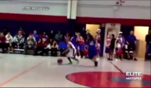 A 9 ans, cette basketteuse joue déjà avec une équipe de lycée