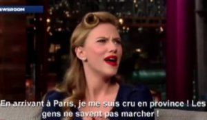 Scarlett Johansson : elle ne supporte plus les Parisiens !
