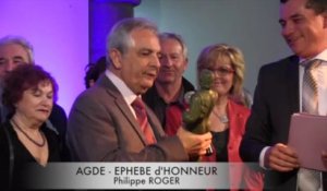 AGDE - 2014 - Philippe ROGER recoit un  EPHEBE D'HONNEUR 2014 de la VILLE d'AGDE