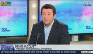 "Les entrepreneurs sont un matériel à mettre la pression sur la société", Denis Jacquet, dans GMB - 23/01