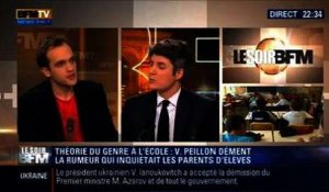 Le Soir BFM: Rumeur sur la théorie du genre à l’école - 28/01 1/5