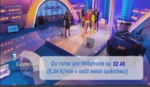 Twin Twin "Moustache" dans les chansons d'abord spécial Eurovision sur France 3