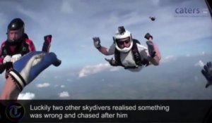 Un parachutiste perd connaissance en pleine chute libre