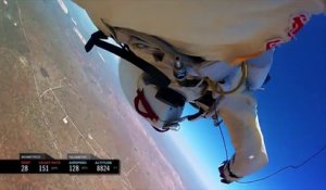 Le saut de  Felix Baumgartner filmé à la GoPro - Red Bull Stratos