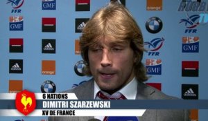 Après-match France-Angleterre  ITV Szarzewski-Picamoles-Flanquart - RBS 6 Nations 2014