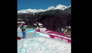 Torstein Horgmo Sochi 2014 Crash (Broken Collarbone)