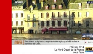 Le Nord-Ouest de la France sous l'eau