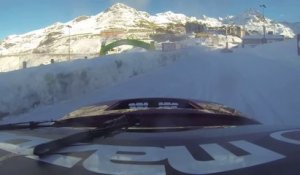 Onboard camera Olivier Panis Andros Trophy 2013-14 Val Thorens