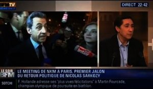 Le Soir BFM: Sarkozy présent au meeting de NKM - 10/02 2/5