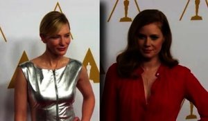 Amy Adams et Cate Blanchett sont renversantes à un déjeuner pour les nominés aux Oscars