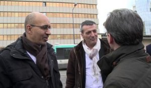 Harlem Désir et Edouard Martin visitent l'entreprise UTB