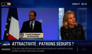 BFM Story: Conseil de l'attractivité: les grands patrons étrangers ont été reçus par François Hollande à l'Elysée - 17/02