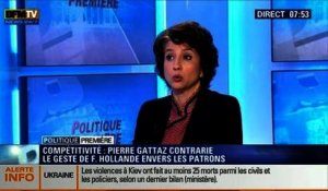 Politique Première: Compétitivité: Pierre Gattaz contrarie le geste de François Hollande envers les patrons - 19/02
