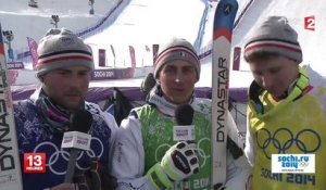 Trois Français médaillés en skicross : "Partager ça ensemble, c'est vraiment énorme !"