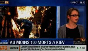 BFM Story: Spirale de violences en Ukraine: au moins 100 morts à Kiev - 20/02