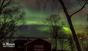 Une aurore boréale danse dans le ciel norvégien