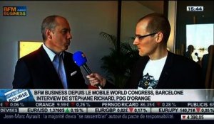 Les nouveautés du secteur de la téléphonie mobile: Stéphane Richard, dans Intégrale Bourse – 25/02