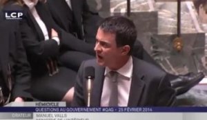 Valls/Goasguen: Coup de sang à l'Assemblée