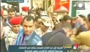 Egypte: al-Sissi fait un pas de plus vers la présidentielle