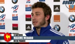 XV DE FRANCE avant match Ecosse-France Fickou-Medard-Machenaud  6 Nations