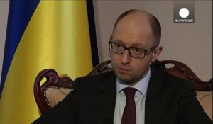 Arseni Iatseniouk : "Ce qui s'est passé en Crimée ressemble à un coup d'Etat"