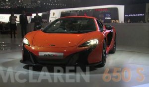 Vidéo McLaren 650 S au salon de Genève 2014