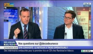 SFR convoité: le retour à 3 opérateurs ?, dans Les Décodeurs de l'éco - 06/03 1/5