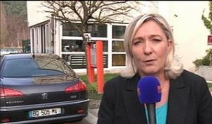 Liste invalidée à Grand Quevilly: Marine Le Pen souhaite "l'annulation du scrutin" - 07/03