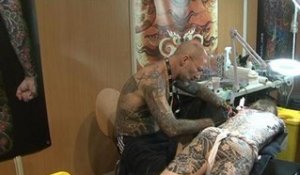 Mondial du tatouage: le corps comme œuvre d'art - 08/03