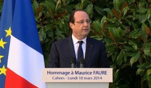 Hommage à Maurice FAURE