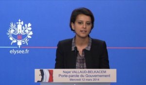 Attaque contre la presse et la justice, Najat Vallaud-Belkacem répond lors du point-presse