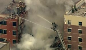 Deux immeubles s'effondrent à New York, le gaz suspecté
