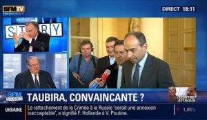 BFM Story: Nicolas Sarkozy sur écoute: Christiane Taubira et Manuel Valls ont-ils-été au courant ? - 12/03