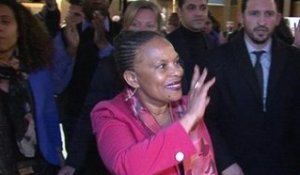 Municipales: Taubira acclamée mercredi soir lors d'un meeting à Montreuil - 13/03