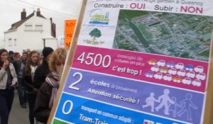 Manifestation du collectif des Anges Gardiens à Quesnoy-sur-Deûle