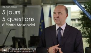 Etre ministre de l'économie et des finances aujourd'hui, c'est quoi? 5J5Q avec Pierre Moscovici, question bonus