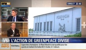 Le Soir BFM: Une spectaculaire intrusion de militants de Greenpeace dans l'enceinte de la centrale nucléaire de Fessenheim - 18/03 1/5