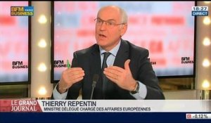 Thierry Repentin, ministre délégué chargé des Affaires européennes, dans Le Grand Journal - 19/03 2/4