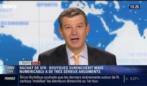 L'Édito éco de Nicolas Doze: Bouygues surenchérit mais Numericable a de très sérieux arguments - 21/03