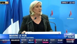 Le Pen : maintien du FN "partout où nous en avons la possibilité", réexamen "dans quelques villes"