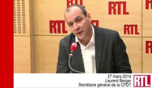 VIDÉO - chômage : "C'est dramatique", selon Laurent Berger