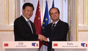 Seconde déclaration avec le président chinois, M. XI Jinping #FranceChine