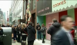 Un distributeur automatique de cupcakes inauguré à New York
