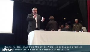 Municipales à Crépy-en-Valois. (77) Bruno Fortier élu maire